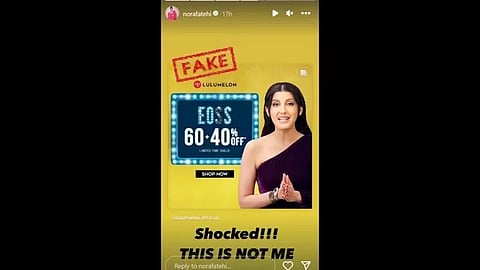 Nora Fatehi's Instagram Story