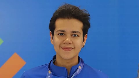 Adriyan won the gold medal at the 50m Rifle 3P event with an overall score of 450.1 at the KIYG Tamil Nadu
