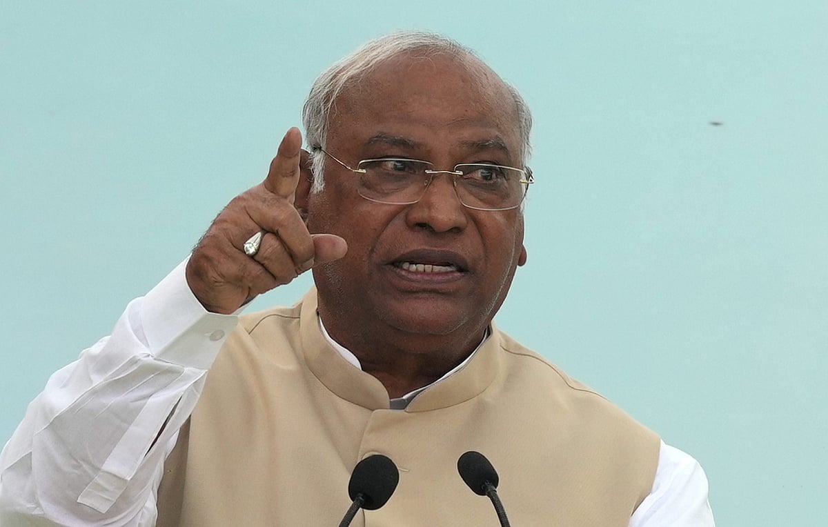 PTI : Congress President Mallikarjun Kharge