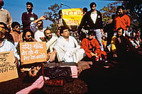 Superficial Ways Of Being Secular Photo: Getty Images : The Idea of India: Protestors after the demolition of the Babri Masjid in 1992.