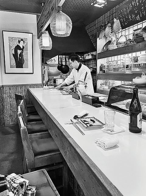 Diner at Dōtonbori