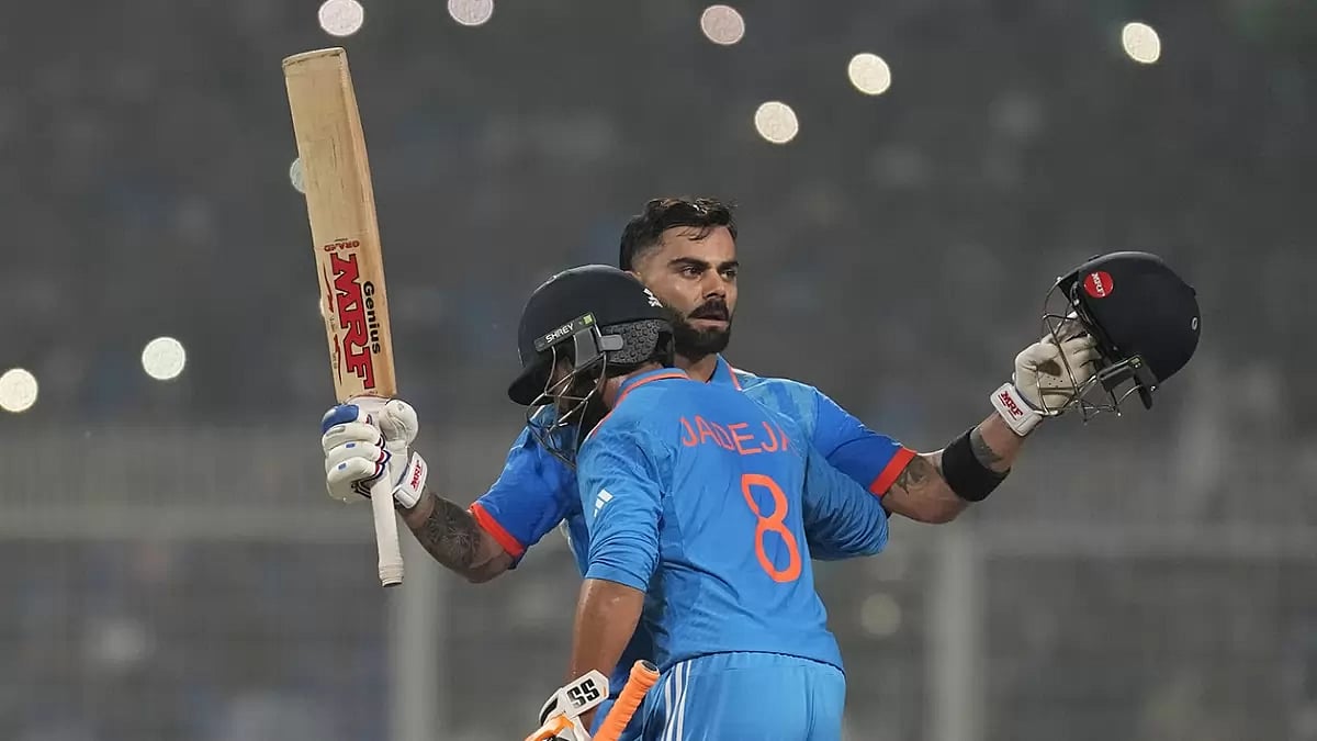 Photo: AP/Bikas Das : ICC Awards 2023: Virat Kohli was named the Men's ODI Player of the Year 
