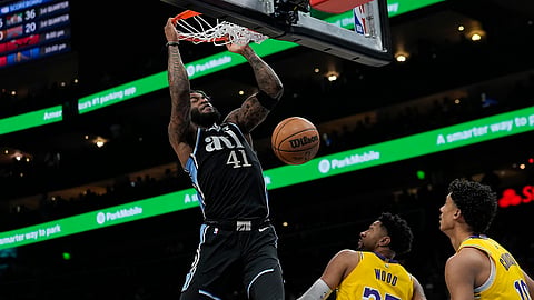 NBA: Atlanta Hawks vs LA Lakers