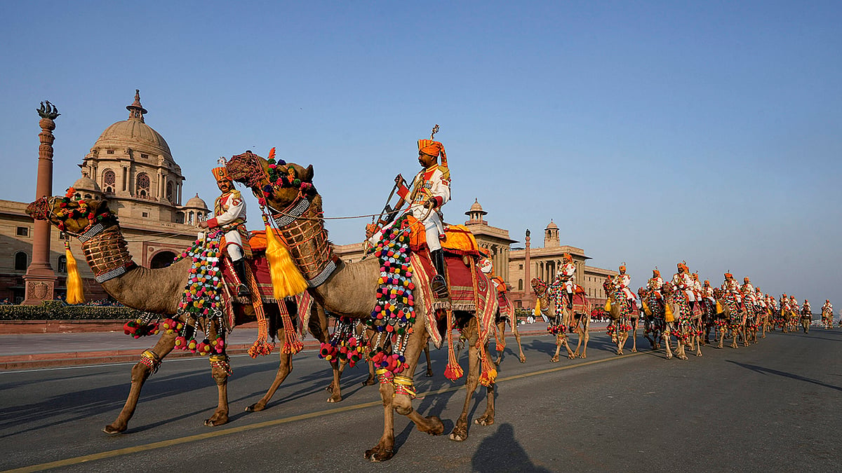 Rehearsal For Beating Retreat Ceremony