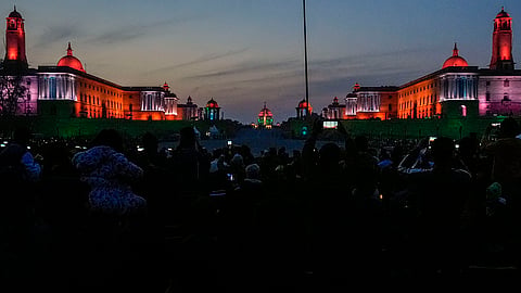 Rehearsal For Beating Retreat Ceremony
