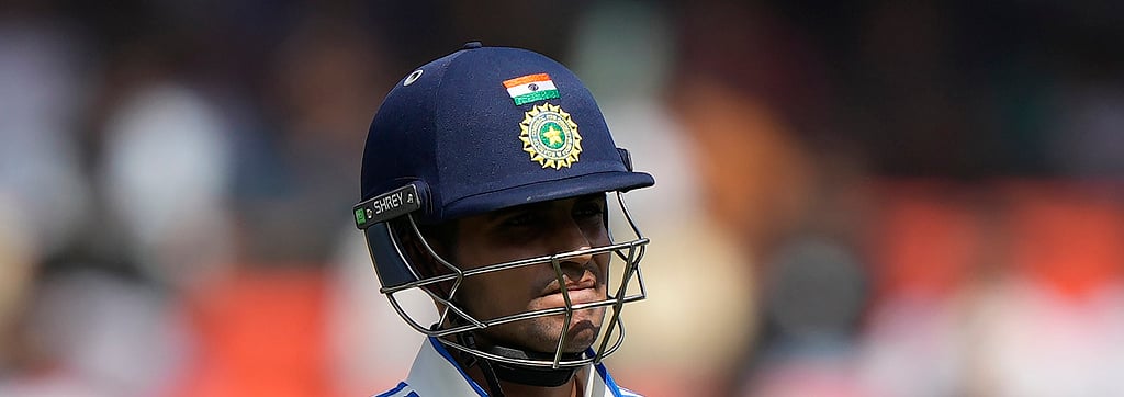 AP : Shubman Gill walks back after losing his wicket to Tom Hartley on Day 4 of the first India vs England Test match in Hyderabad on January 28, 2024.