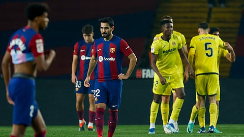 La Liga Soccer Match : Barcelona vs Villarreal