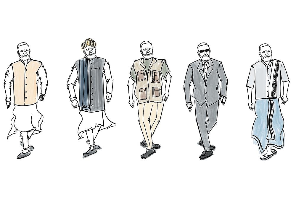 Illustrations by Chaitanya Rukumpur : No choice is impulsive. Neither outfits nor colour palettes are picked on a whim.