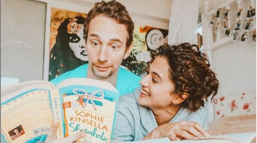 Instagram : Taapsee Pannu, Mathias Boe
