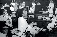 Republic Day: Centralisation Of Power And The Federal Principles Of Indian Constitution Wikimedia Commons : A Constituent Assembly of India meeting in 1950
