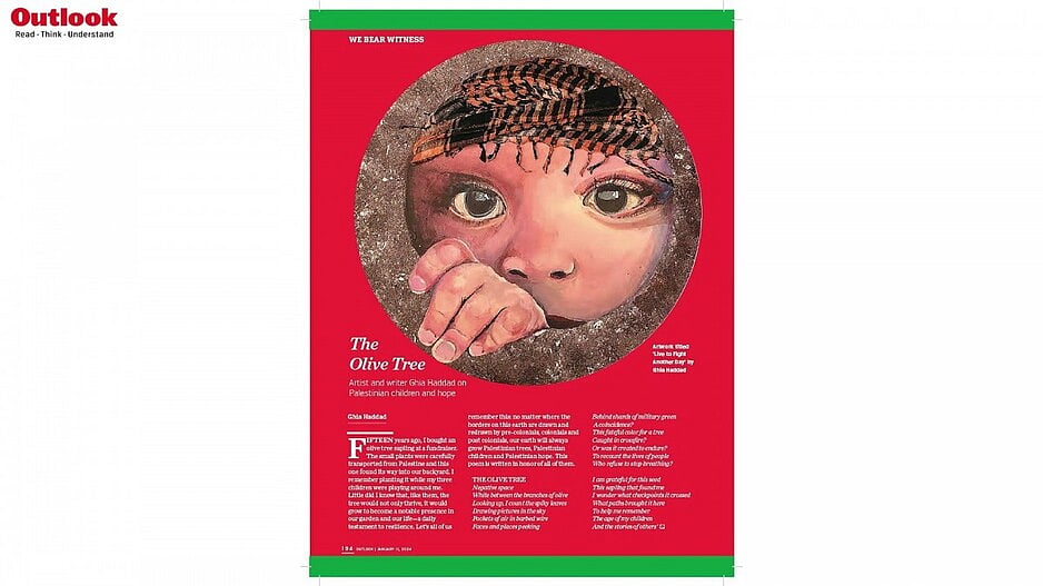 #OutlookMagazine Anniversary Issue | The Olive Tree