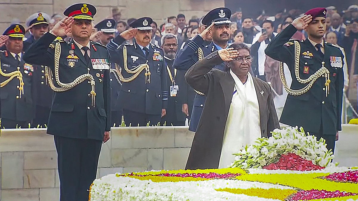 Photo: PTI : Mahatma Gandhi's death anniversary