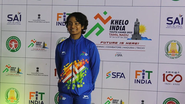 Pahi Bora shaved around 3 seconds off her previous personal best in the 200m backstroke final. - Photo: SAI