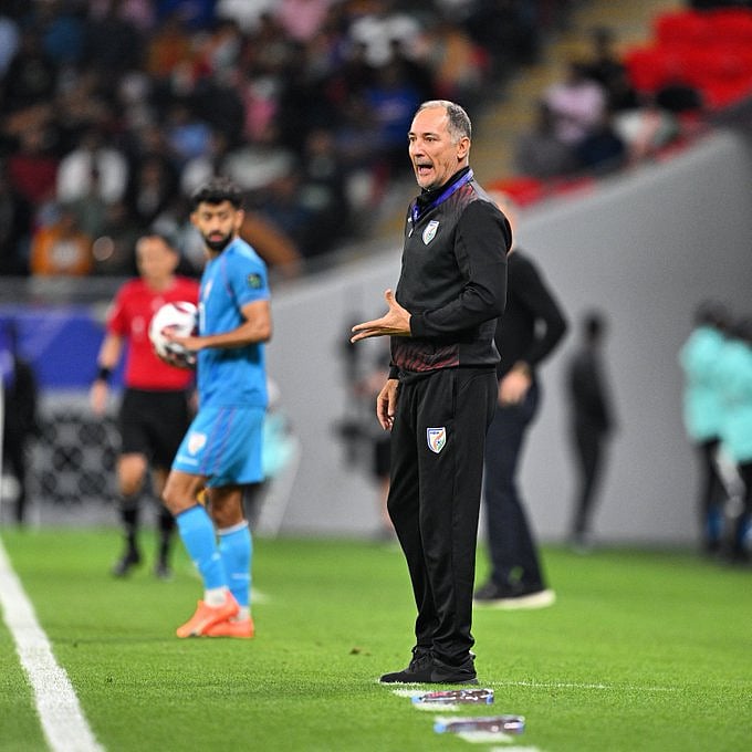 X/@stimac_igor : Team India's coach Igor Stimac after India's loss to Uzbekistan in the 2023 AFC Asian Cup