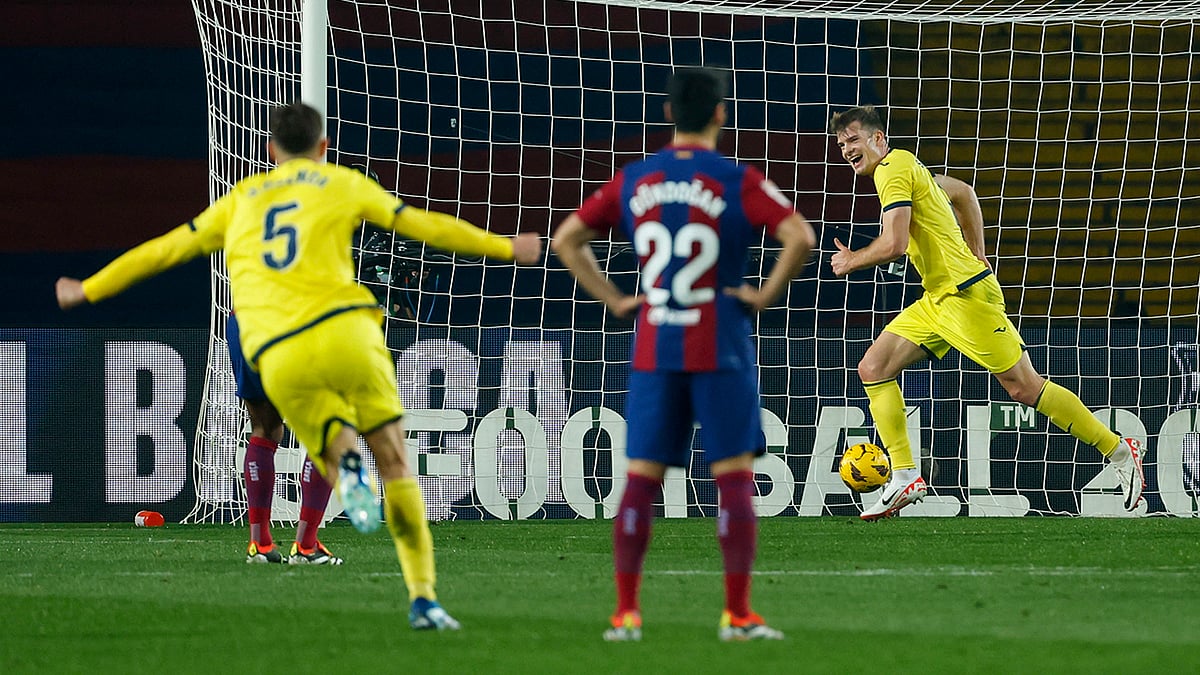 La Liga Soccer Match : Barcelona vs Villarreal