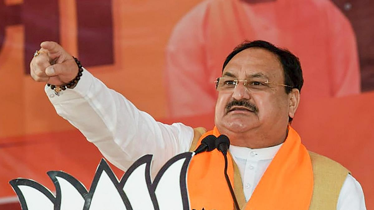 PTI : BJP president JP Nadda |
