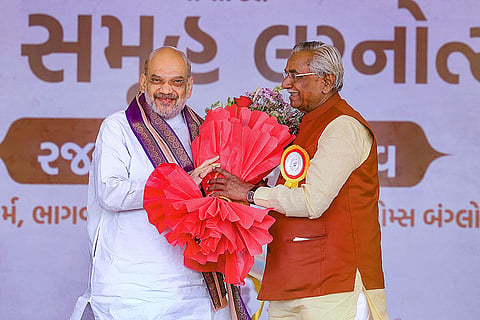 Amit Shah attends Patidar Samaj mass marriage ceremony