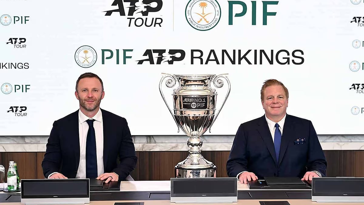 ATP : Massimo Calvelli, ATP chief executive, and Kevin Foster, head of corporate affairs at PIF, announced the deal on Wednesday, February 28, 2024. 