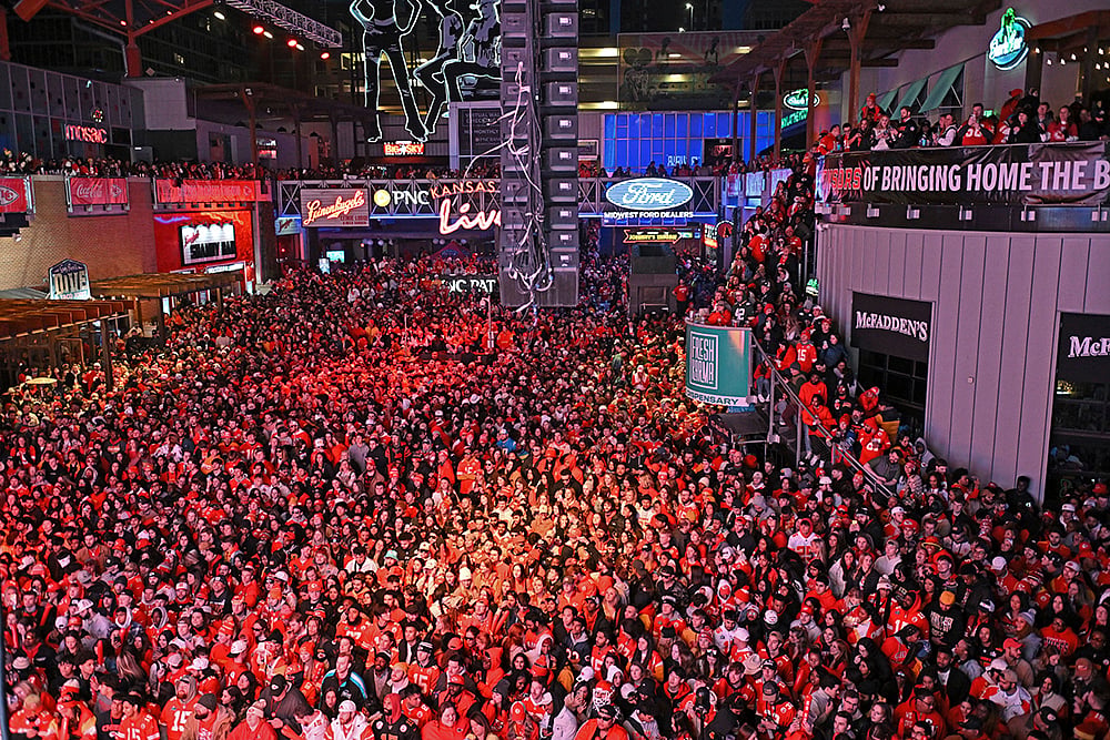 Super Bowl Football: Kansas City Chiefs Fans