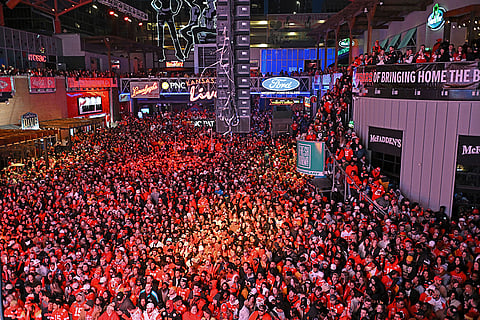Super Bowl Football: Kansas City Chiefs Fans