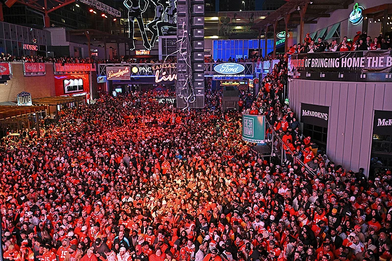 Super Bowl Football: Kansas City Chiefs Fans