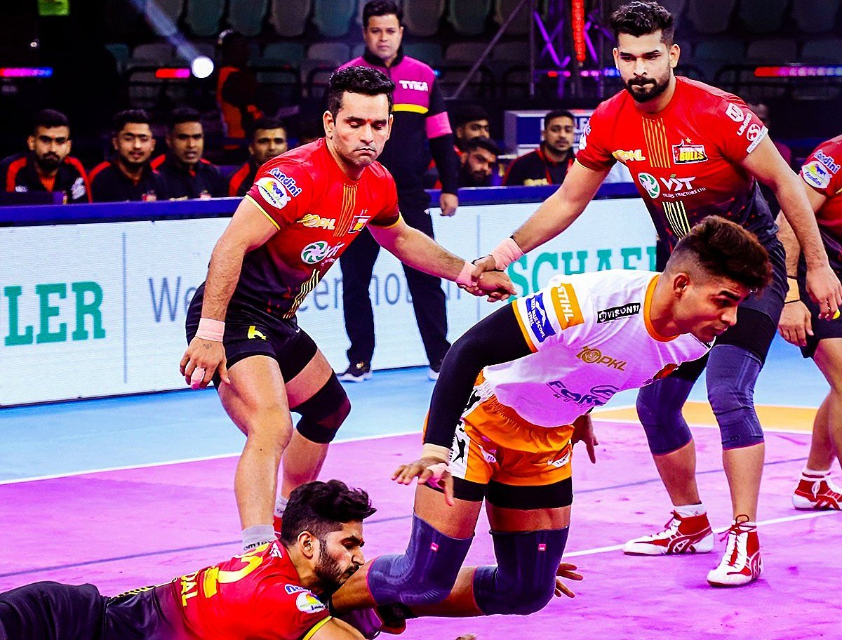 (Photo: X/ Pro Kabaddi) : PKL 2023-24: Puneri Paltan vs Bengaluru Bulls 