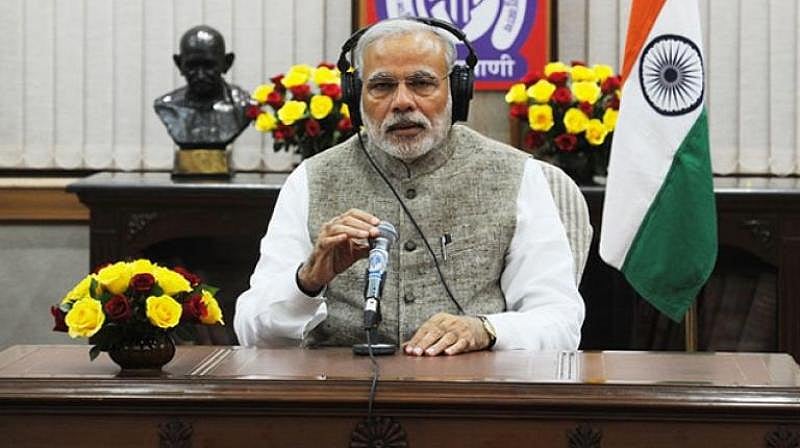 PTI : Prime Minister Narendra Modi's 'Mann Ki Baat' radio programme. |