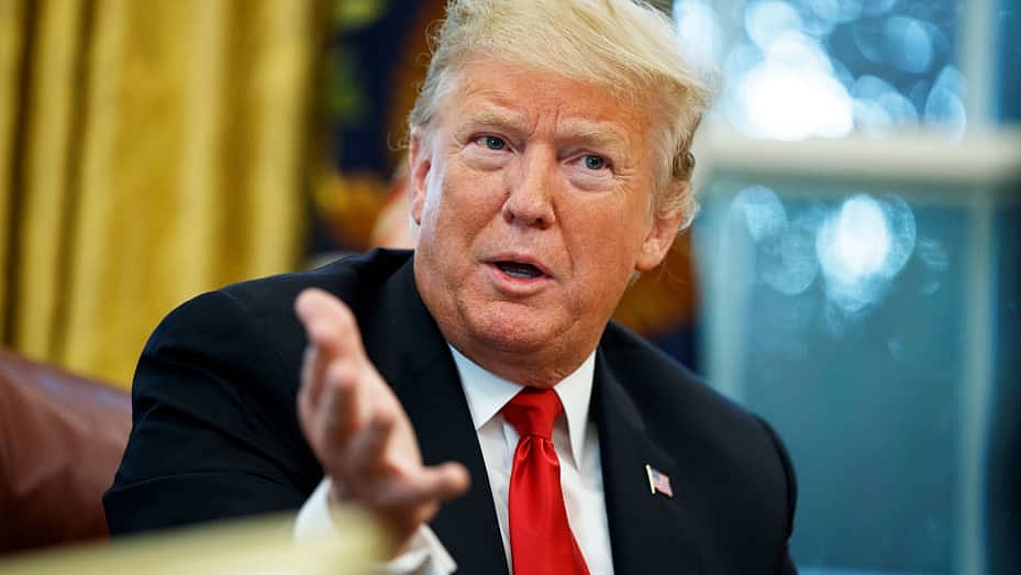AP Photo : US President Donald Trump