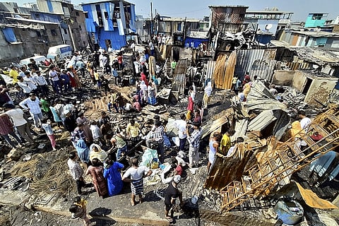 Fire in Mumbai