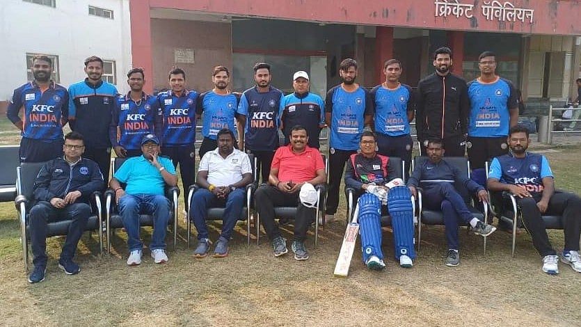 X/ @indian_deaf : Indian Deaf cricket players.