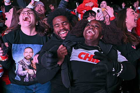 Super Bowl Football: Kansas City Chiefs Fans