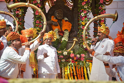 NCP (Sharadchandra Pawar) symbol launch