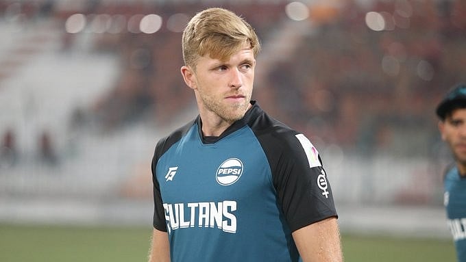 (Photo: X/Multan Sultans) : David Willey joins the squad of Multan Sultans ahead of their first match of Pakistan Super League season 9. 