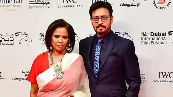 Instagram : Irrfan Khan with Sutapa Sikdar
