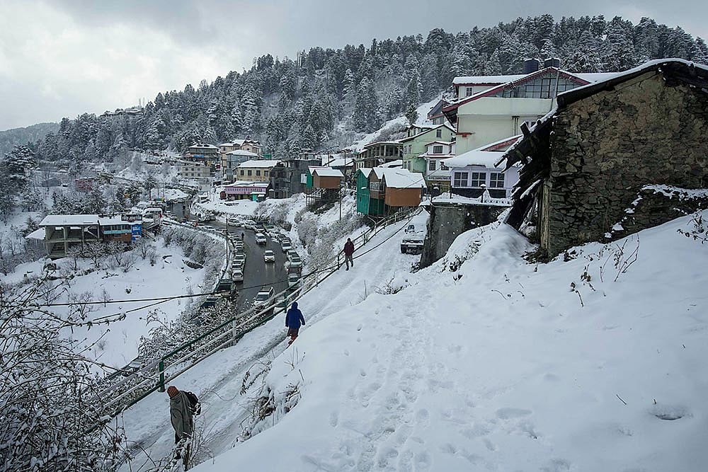 Snowfall in Shimla