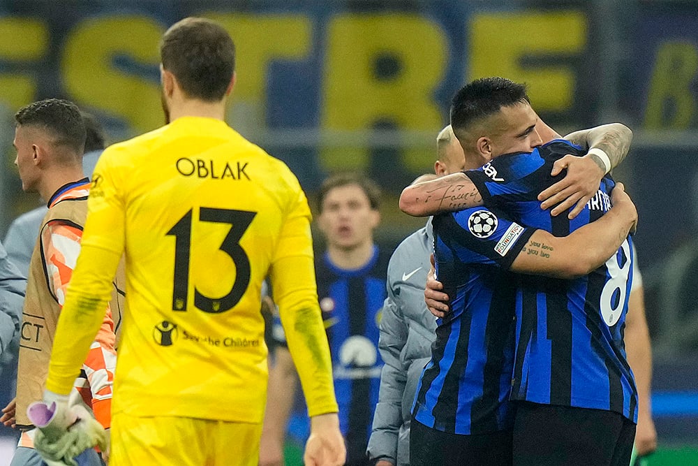 | Photo: AP/Luca Bruno : UEFA Champions League 2023-24: Inter Milan vs Atletico Madrid