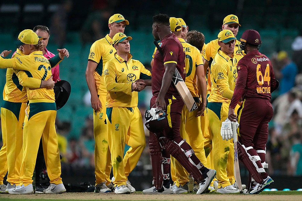 | Photo: AP/Rick Rycroft : Australia vs West Indies 2nd ODI