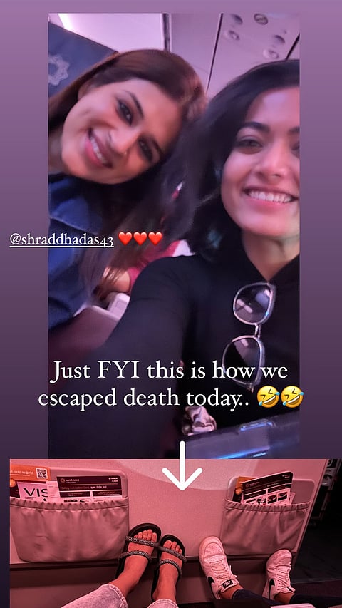 Rashmika Mandanna's flight's emergency landing