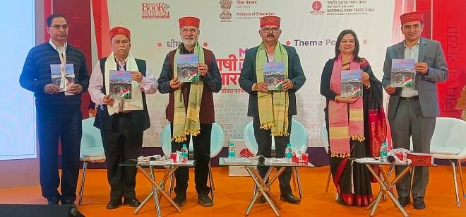 The launch of Rachna Gupta’s book ‘Shimla’ at the New Delhi World Book Fair 