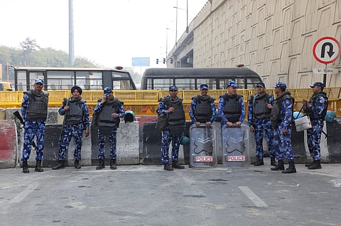 Security at Delhi Ghazipur border