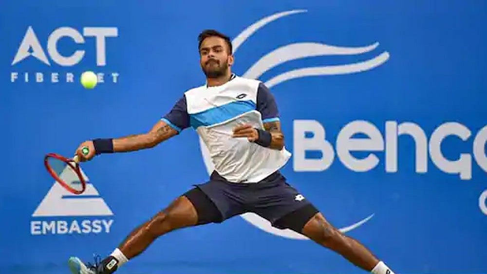Sumit Nagal attained his career-high ranking of 98 in February 2024. He also won the Chennai Open, an ATP Challenger event, the same. - File Image