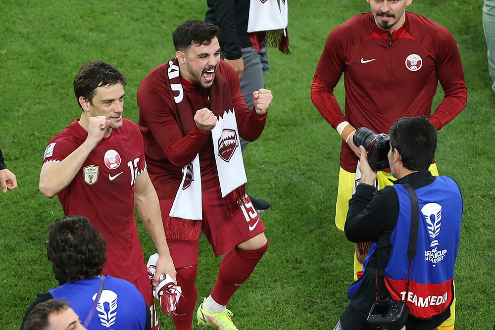 | Photo: AP/Hussein Sayed : AFC Asian Cup Semi-Final: Qatar vs Iran