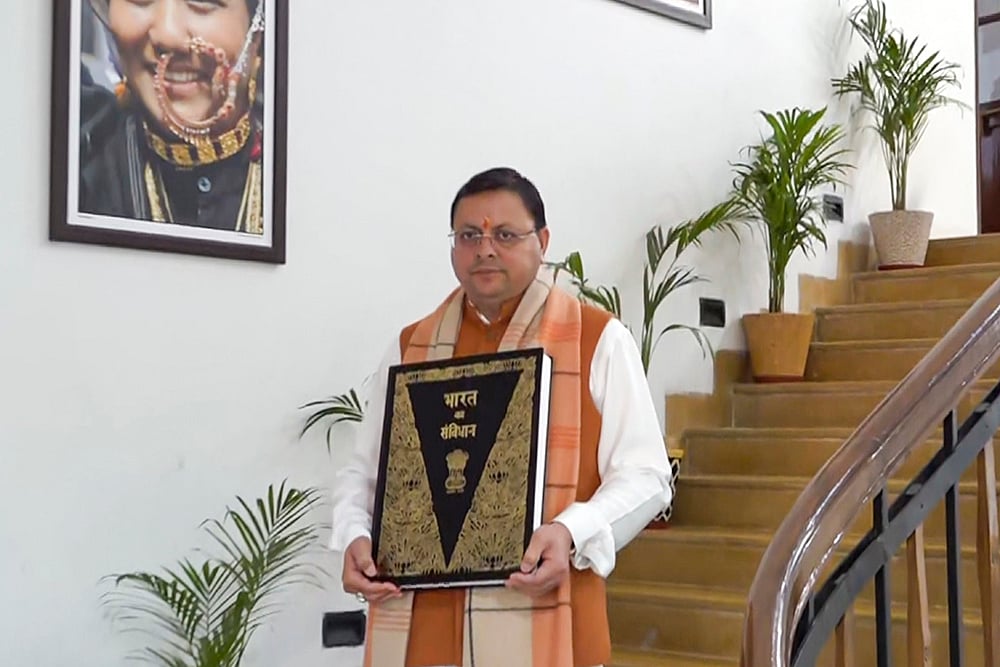 CM Pushkar Singh Dhami in Dehradun