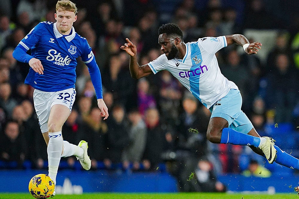 English Premier League 2023-24: Everton vs Crystal Palace
