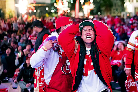 Super Bowl Football: Kansas City Chiefs Fans