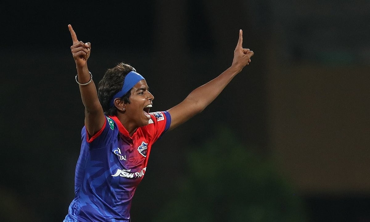 WPL : Arundhati Reddy took the wicket of Poonam Khemnar in UP Warriorz vs Delhi Capitals, WPL 2024 match in Bengaluru.