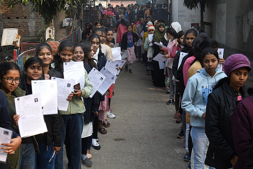 | Photo: PTI : Bihar board class 12th exam