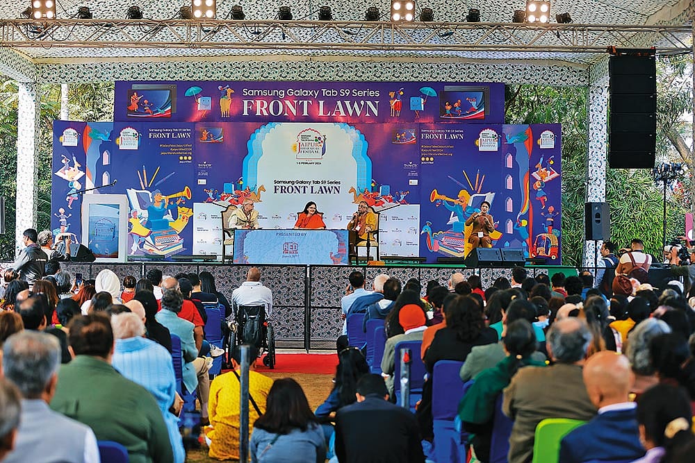 Event Glimpses: A view of a session “Ball-O-Par: The Beating Heart of Poetry - Photo: Jaipur Literature Festival 