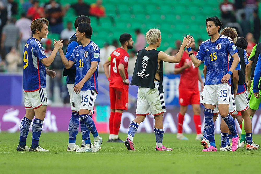 Photo: AP/Hussein Sayed : AFC Asian Cup 2023: Bahrain vs Japan