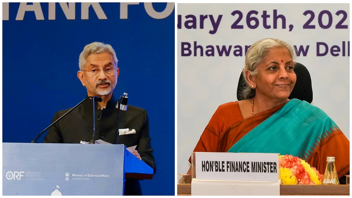 PTI : L: S Jaishankar R: Nirmala Sitharaman